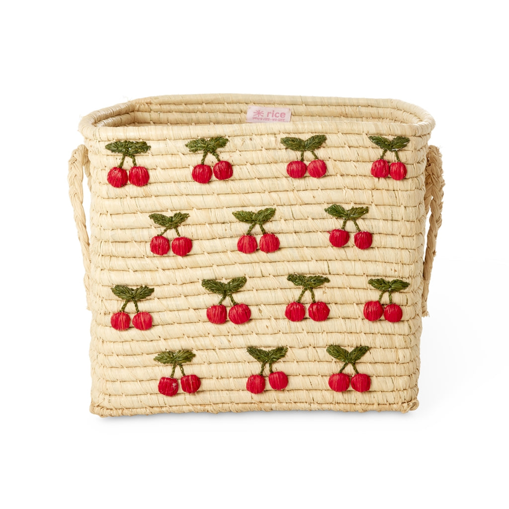 RICE | raffia mand kersen