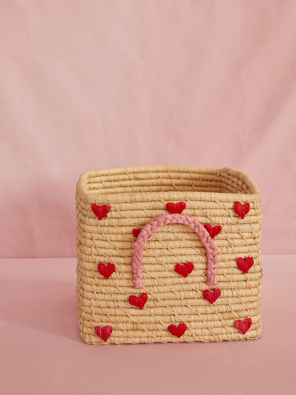 RICE | raffia mand hart