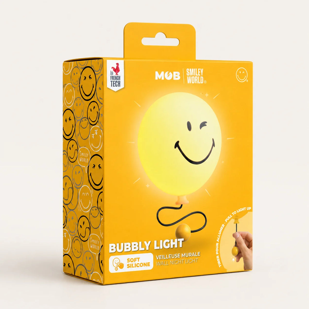 MOB | Bubbly Light Smiley World Geel