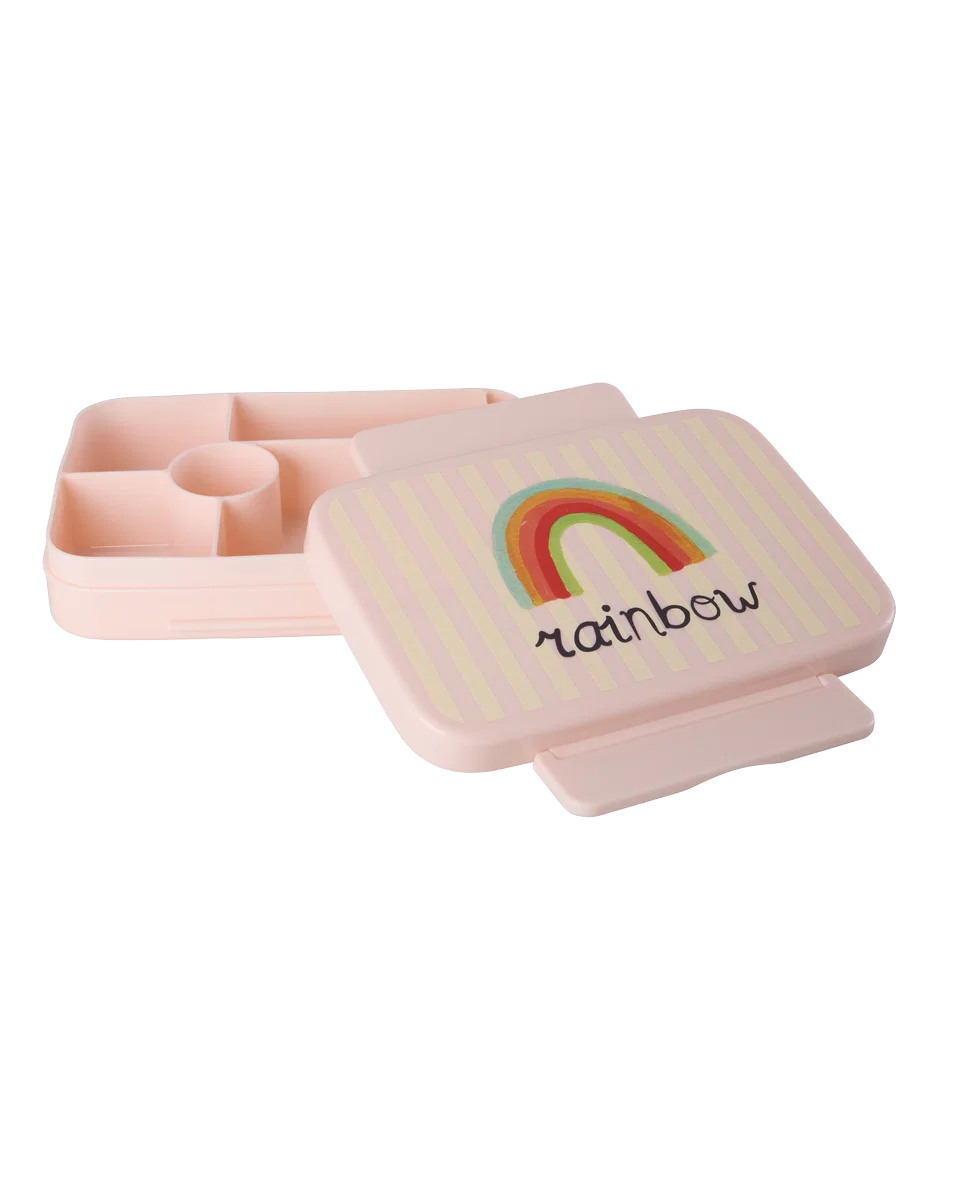 RICE | Lunchbox 6 vakken Pink ABC Rainbow