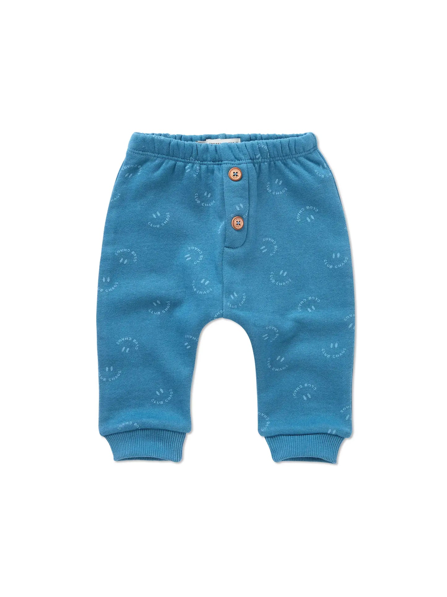 Sproet & Sprout | baby joggingbroek Club Chaos - krijtbordblauw