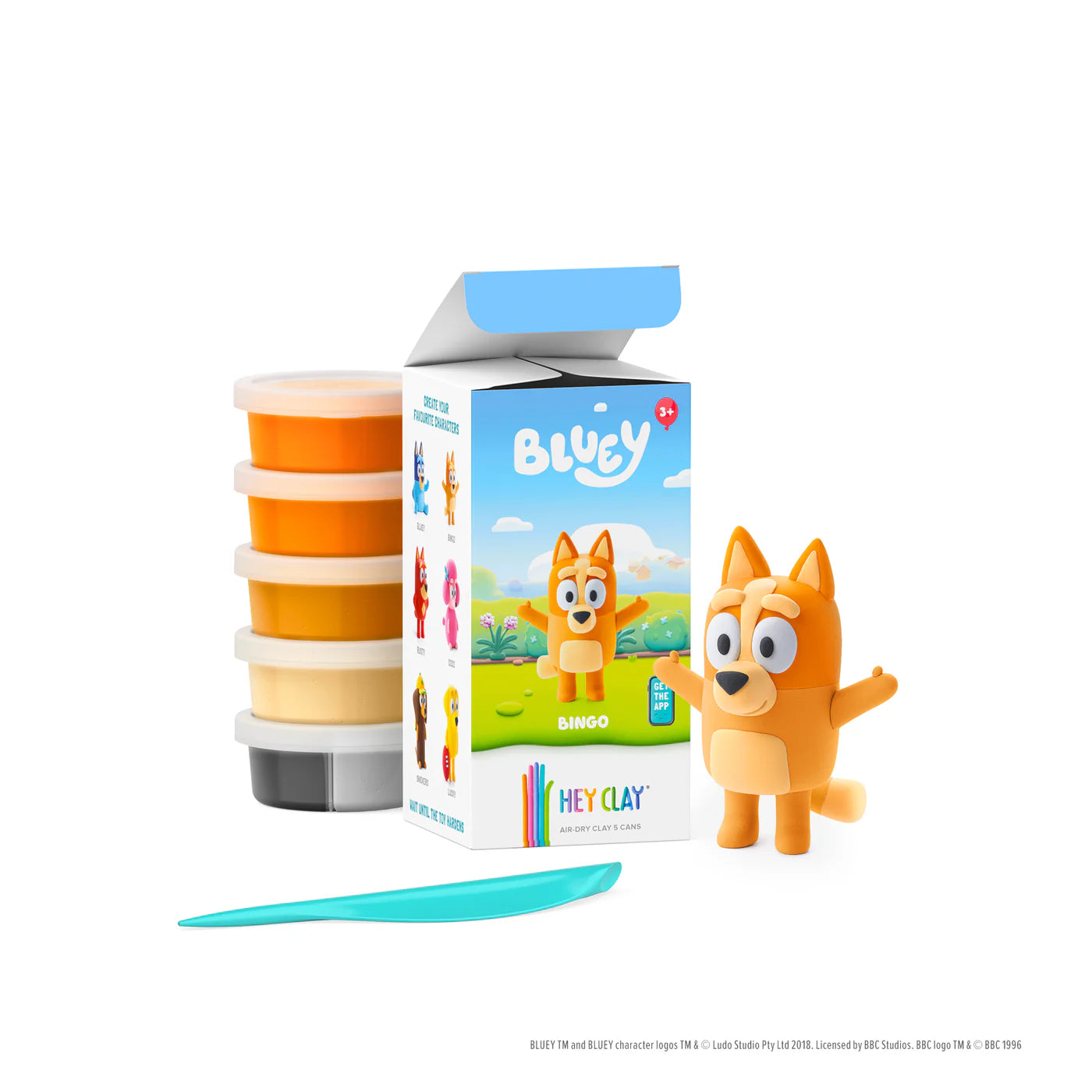 Hey Clay | Bingo Klei Set – Bluey Karakter Maken
