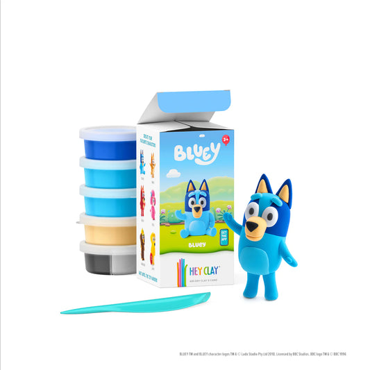 Hey Clay | Bluey Klei Set – Maak je eigen Bluey figuur