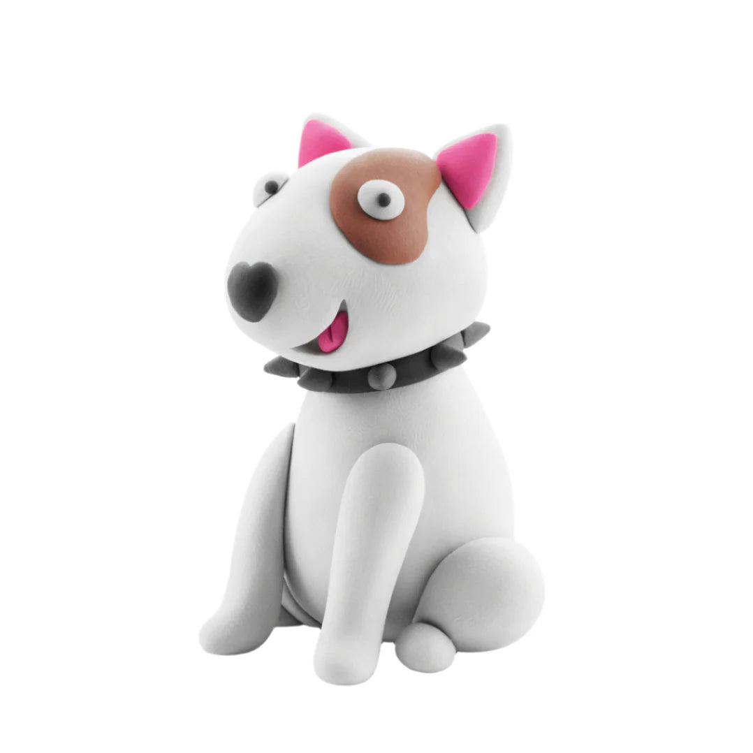HeyClay | Bull Terrier – 3 Cans Klei Set
