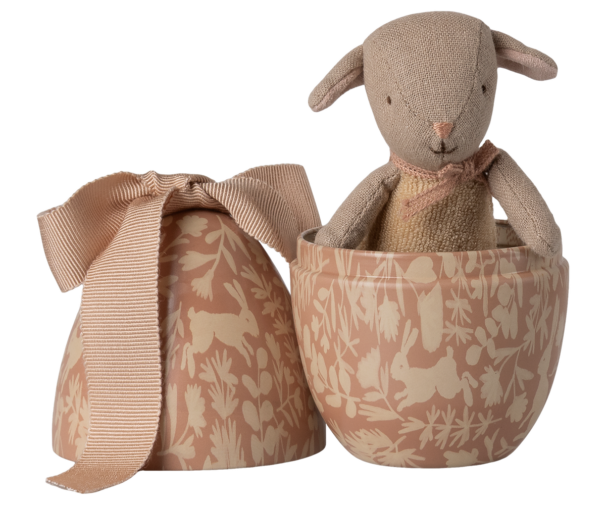 Maileg | Easter egg with micro lamb, Small - Powder | 18-6202-00