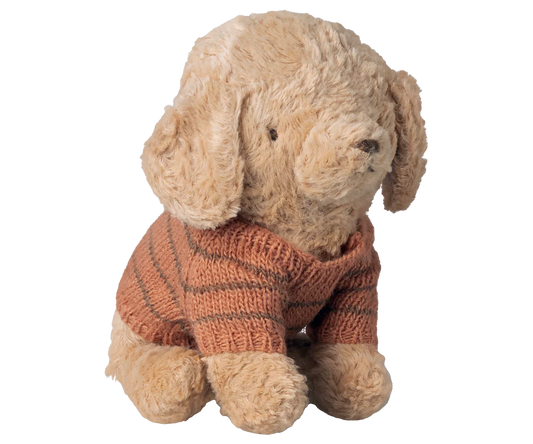 Maileg | Puppy Knitted Sweater Small – Coral