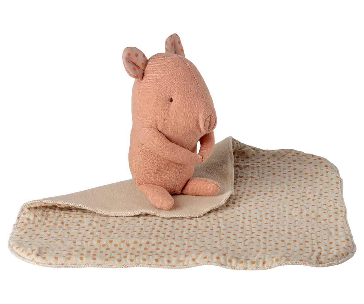 Maileg | Lullaby Friends Pig Mini – Rose