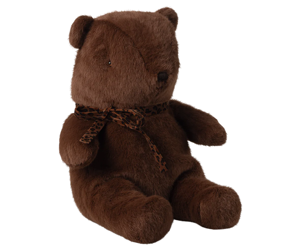 Maileg | Teddybeer Knuffel Medium | Dark Brown | 24 cm