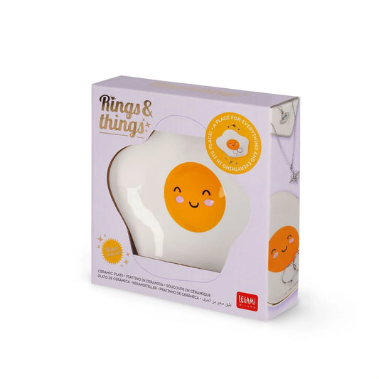 Legami | Ei Opbergschaaltje – Sieraden & Spullen | Keramisch Schaaltje