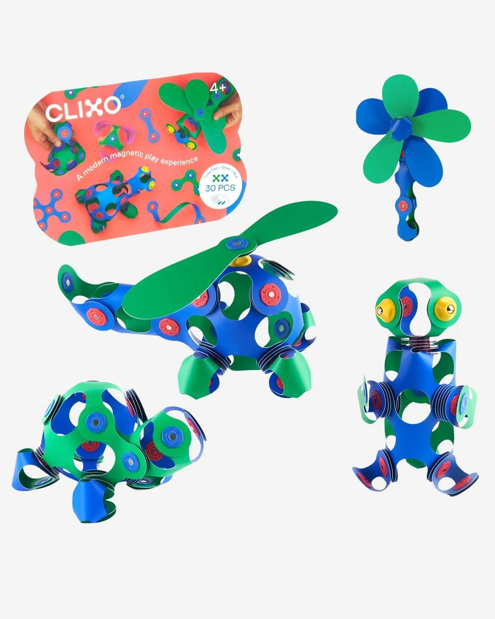 Clixo | Crew Pack Blue/Green - Set van 30