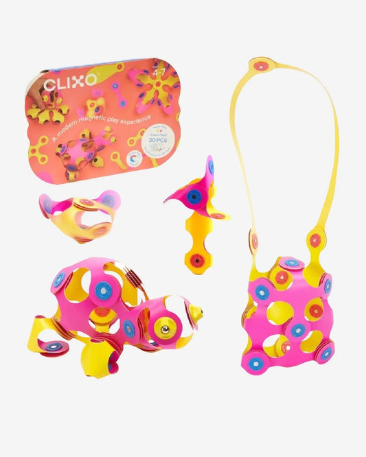 Clixo | Crew Pack Pink/Yellow - Set van 30