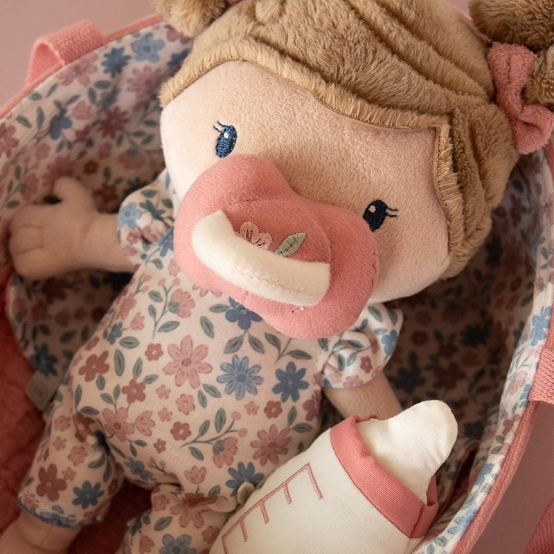 Little Dutch | Babypop Rosa in Mandje GRS