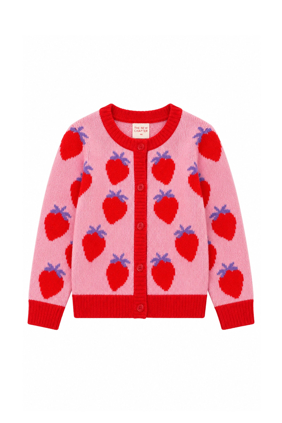 The New Chapter | Jhené sweater rood met hartjes