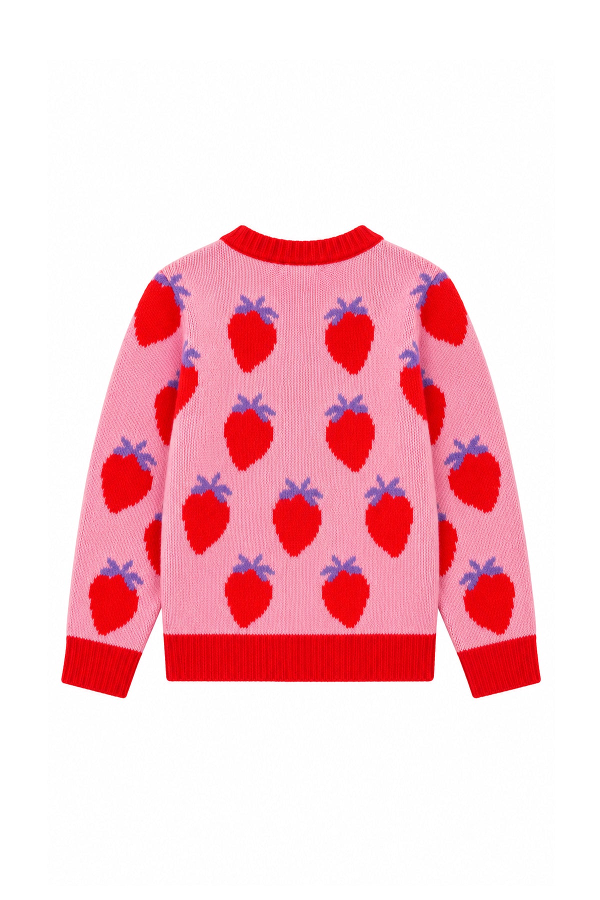 The New Chapter | Jhené sweater rood met hartjes