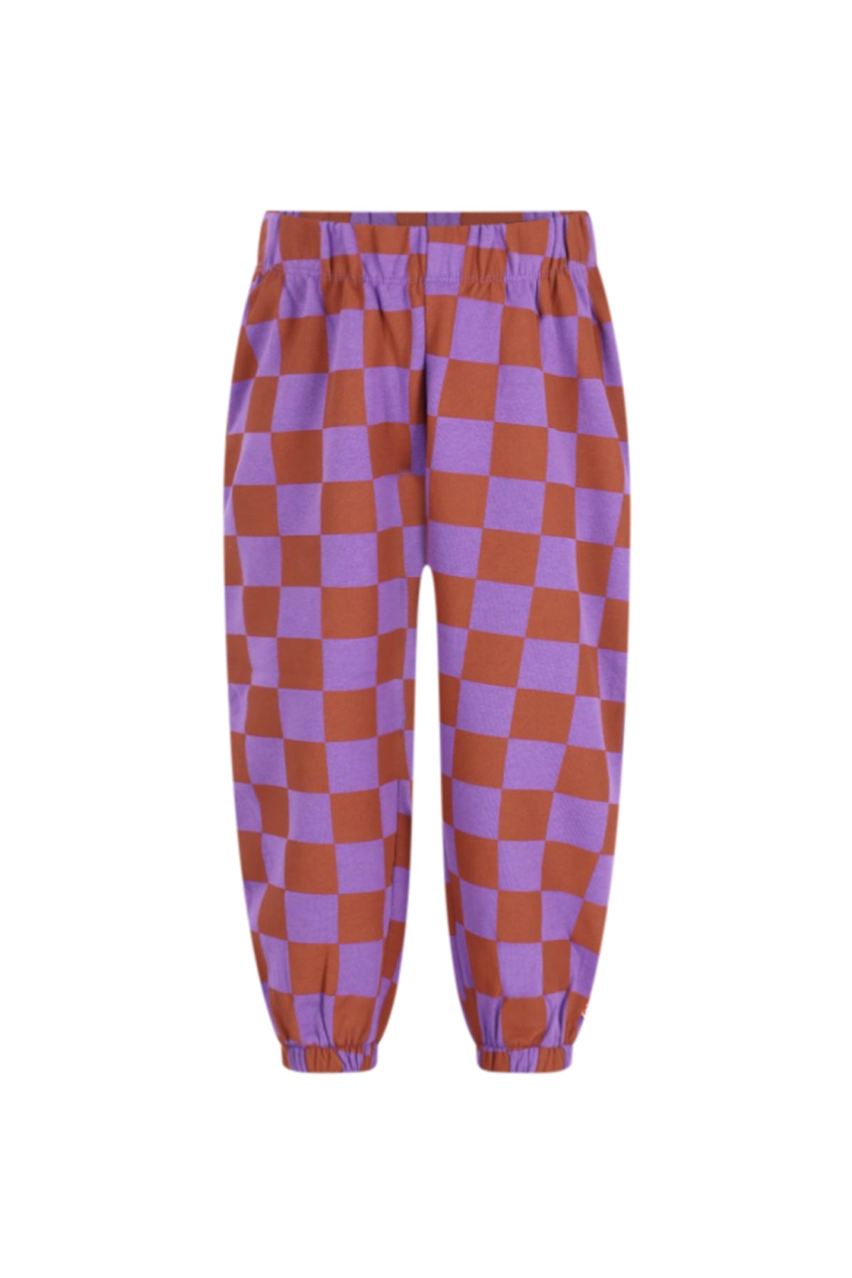 The New Chapter | Wolf sweatpants bordeaux met check