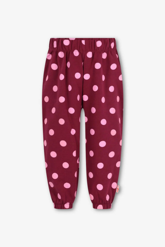 The New Chapter | Wolf sweatpants bordeaux met stip