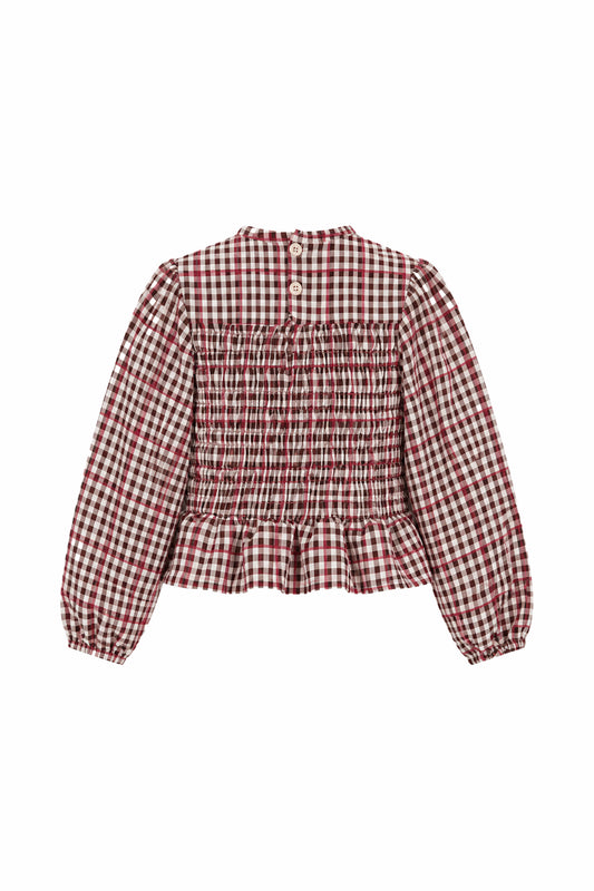 The New Chapter | Izzy blouse Burgundy