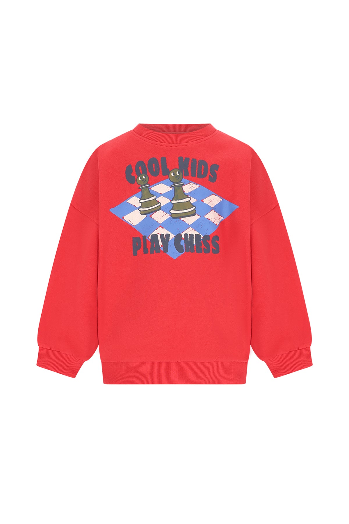The New Chapter | Billie sweater rood met print