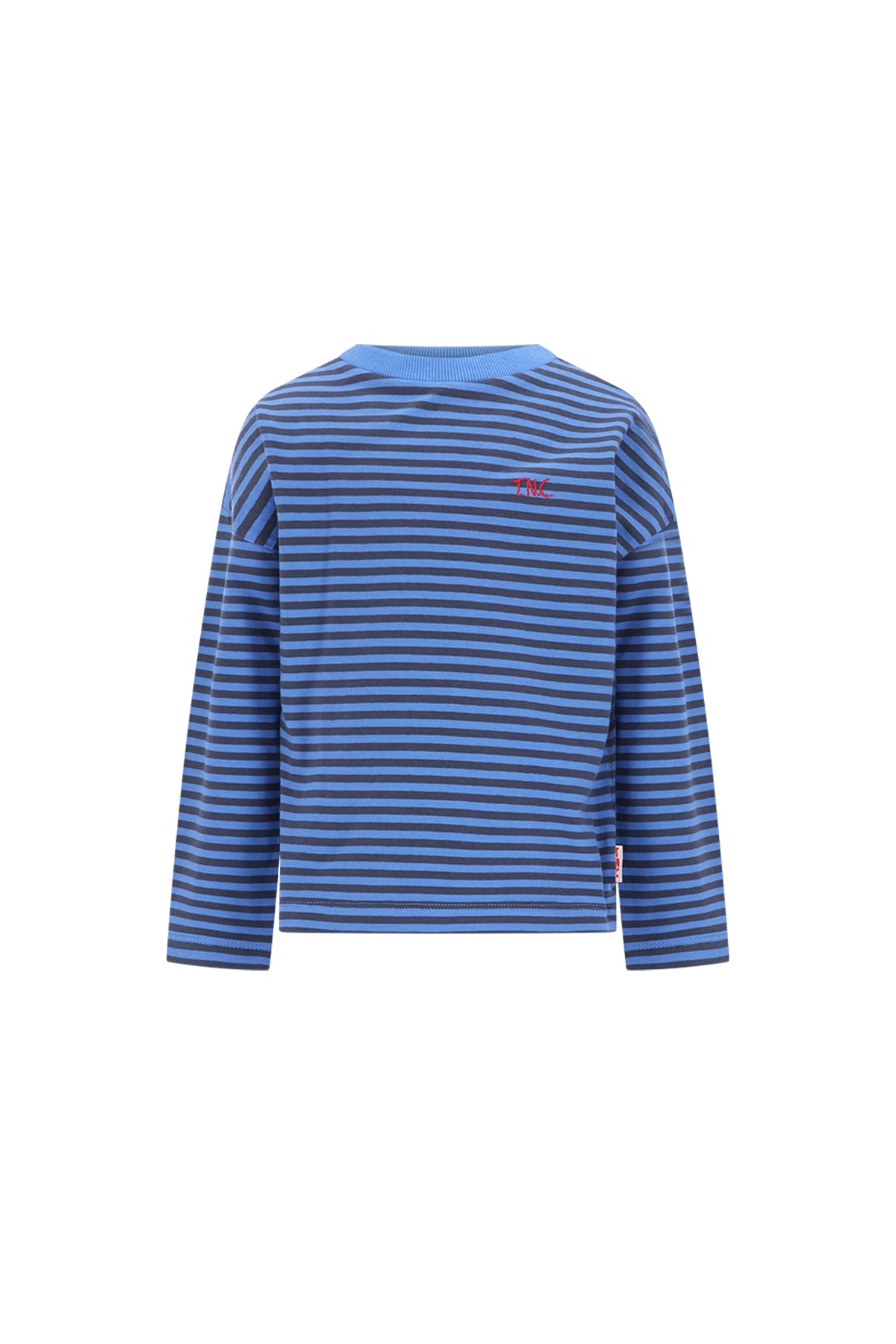 The New Chapter | Lou longsleeve blauw gestreept