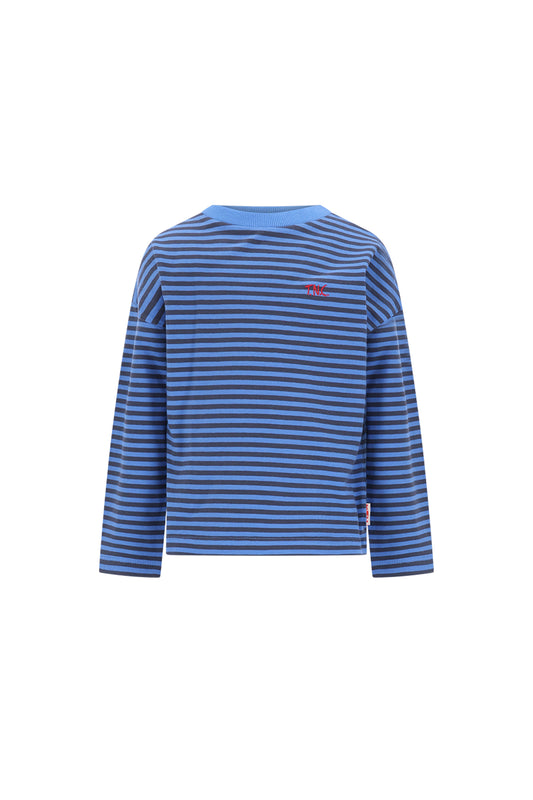 The New Chapter | Lou longsleeve blauw gestreept
