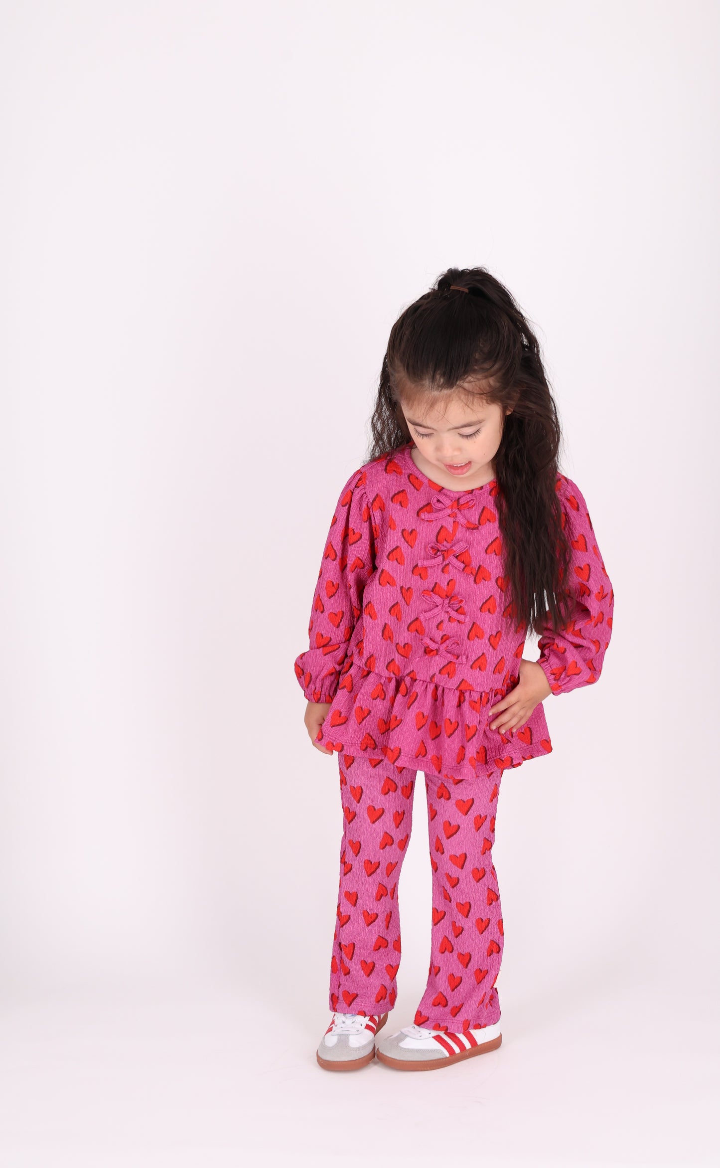 The New Chapter | Nena flared broek rood met print