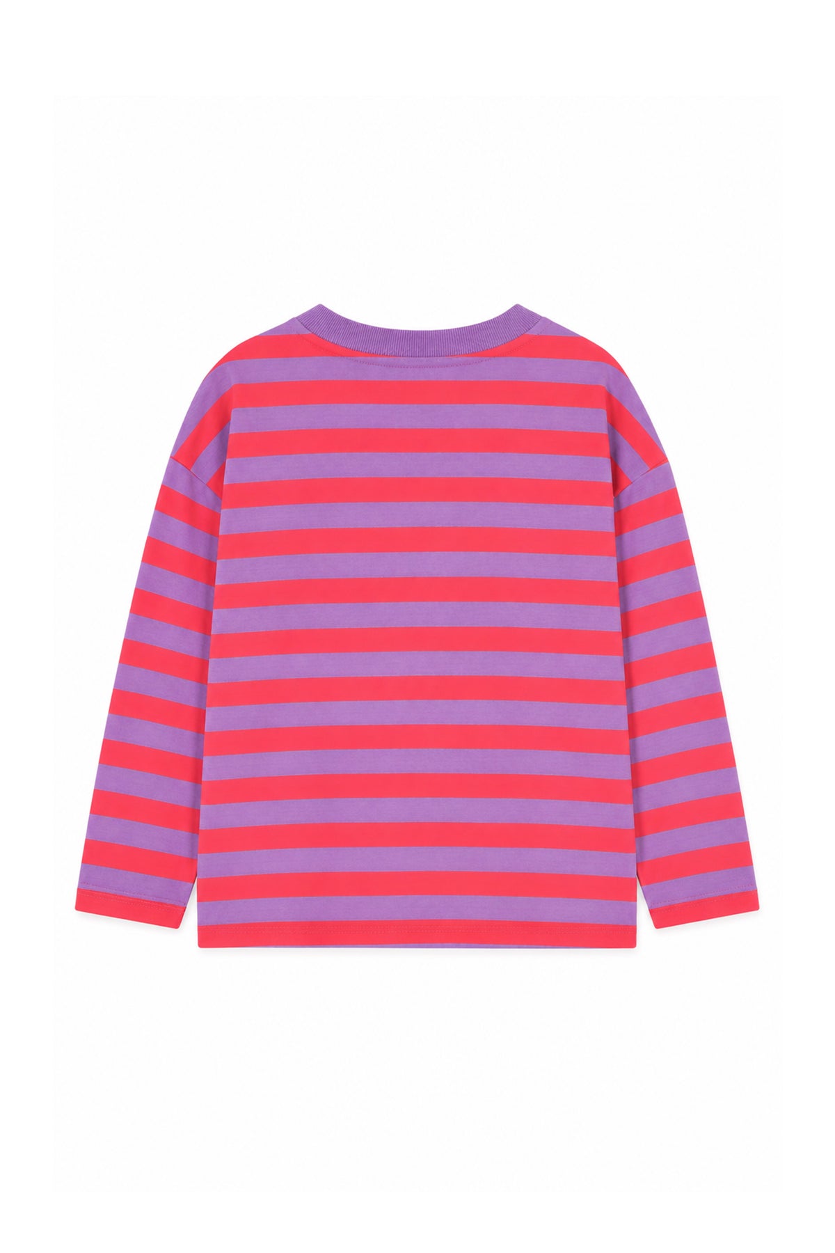 The New Chapter | Lou longsleeve rood-blauw gestreept