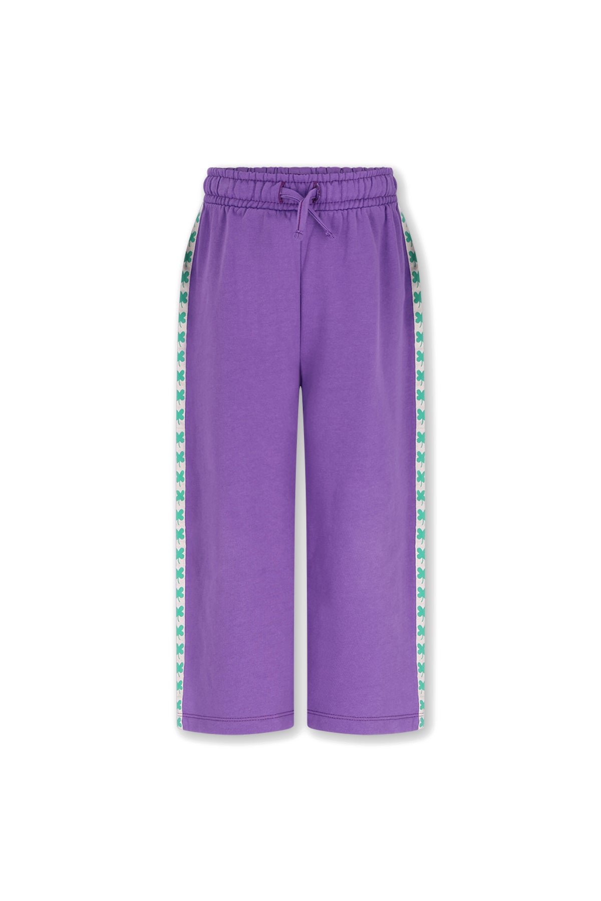 The New Chapter | Dide sweatpants paars-groen