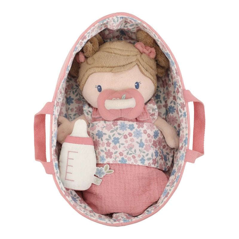 Little Dutch | Babypop Rosa in Mandje GRS