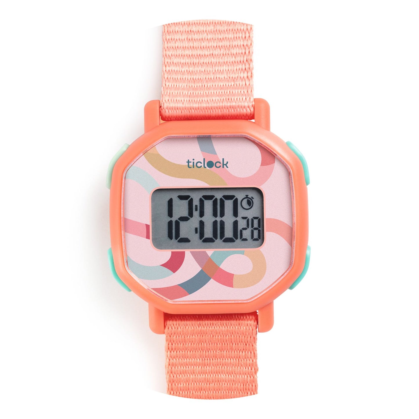 Djeco | Kinderhorloge digitaal - pastel volute - DD00453