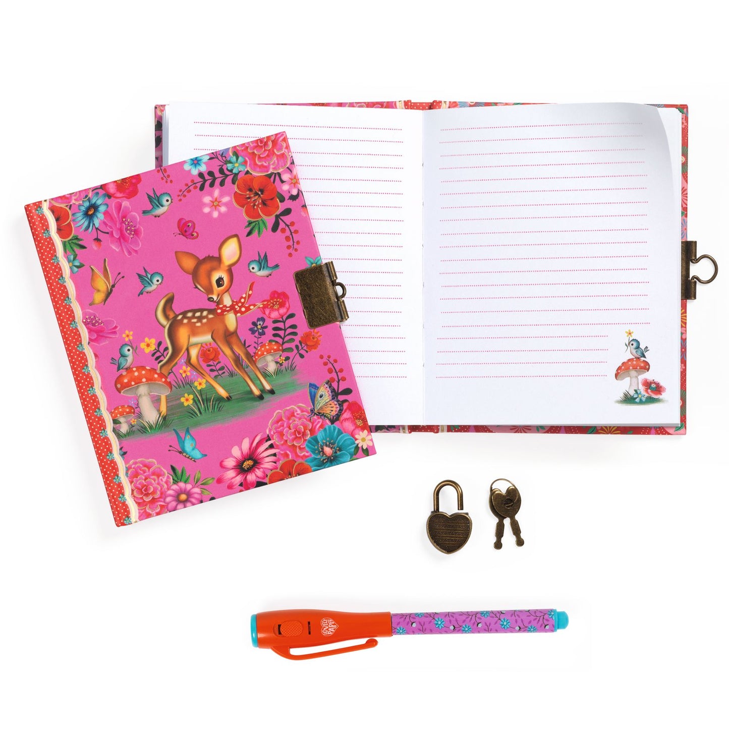 Djeco | Dagboek Fiona met UV pen - DD03651