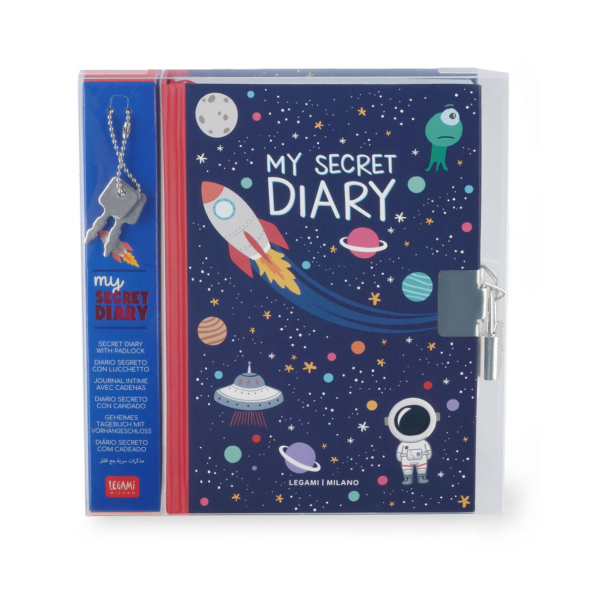 Legami | Space Secret Diary met Slot – dagboek
