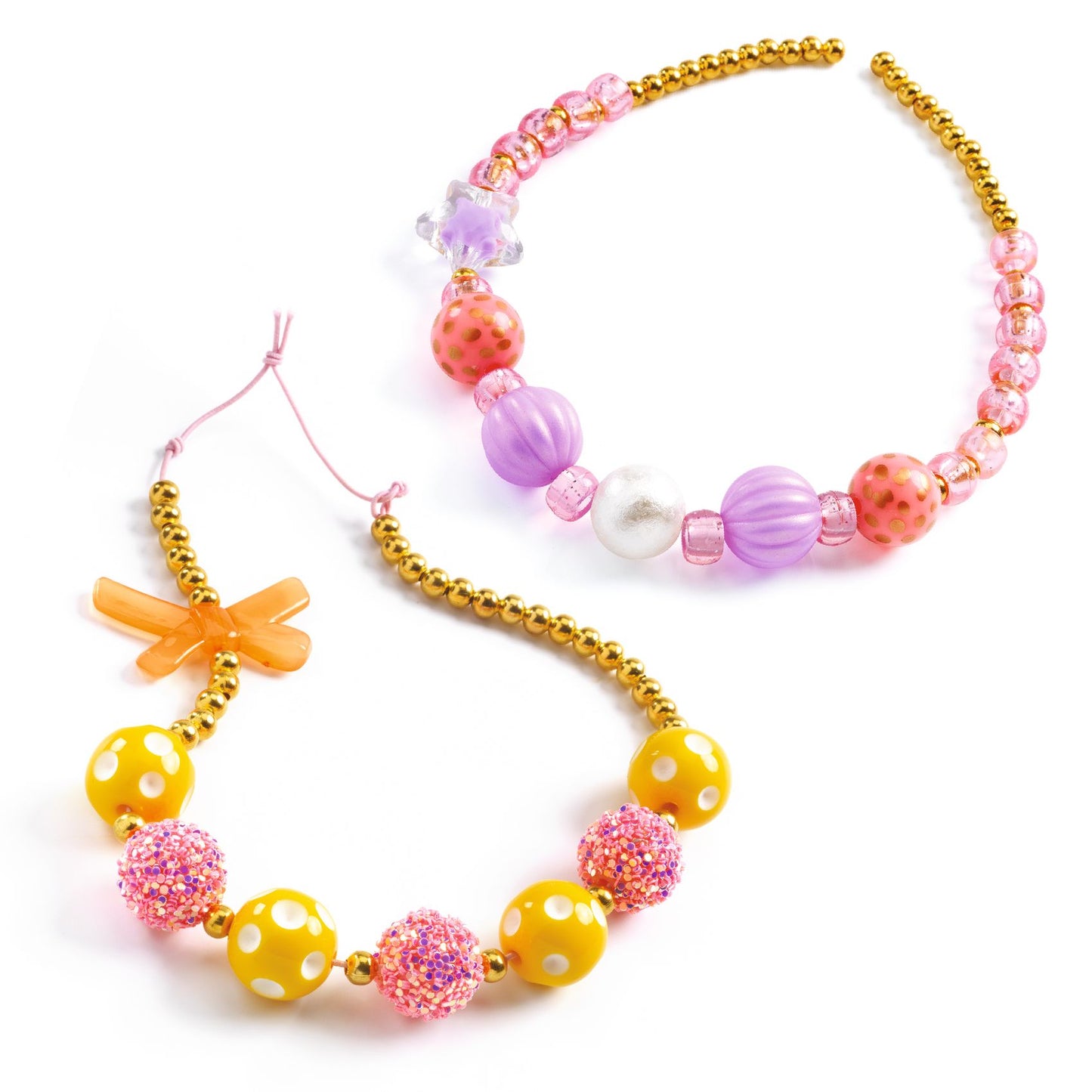 Djeco | Set met grote kralen - goud - DJ00026