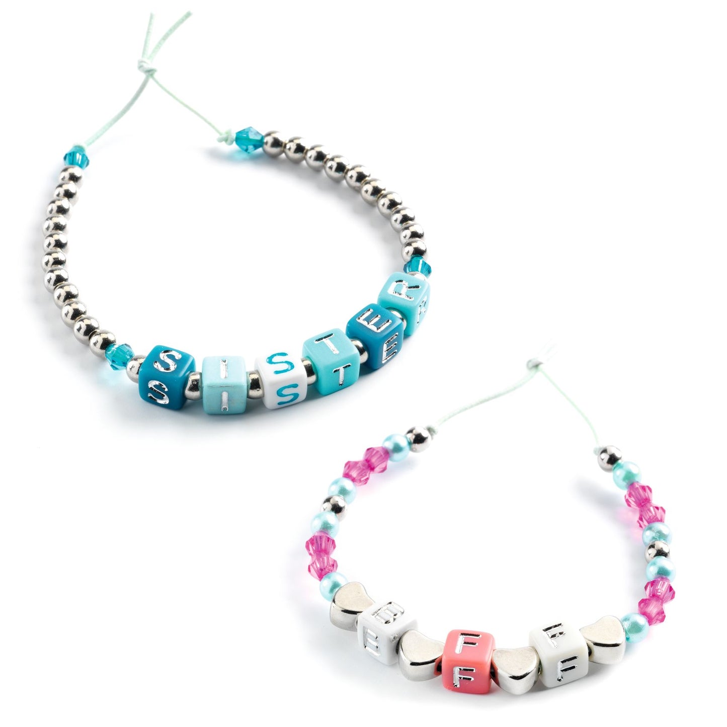 Djeco | Letterkralen - sieraden met naam zilver - DJ00030