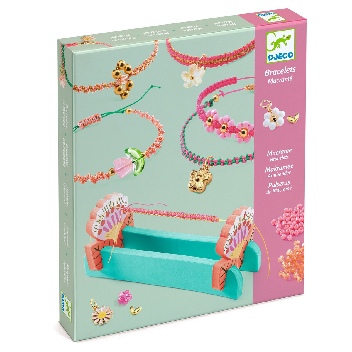 Djeco | Sieradenset Pink Macramé Bracelets - DJ00035