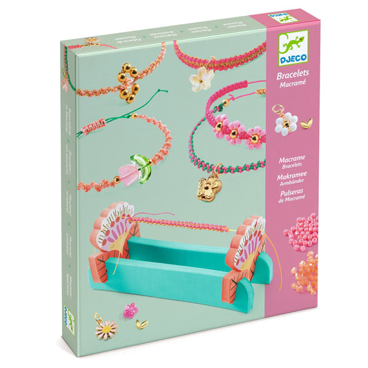 Djeco | Sieradenset Pink Macramé Bracelets - DJ00035