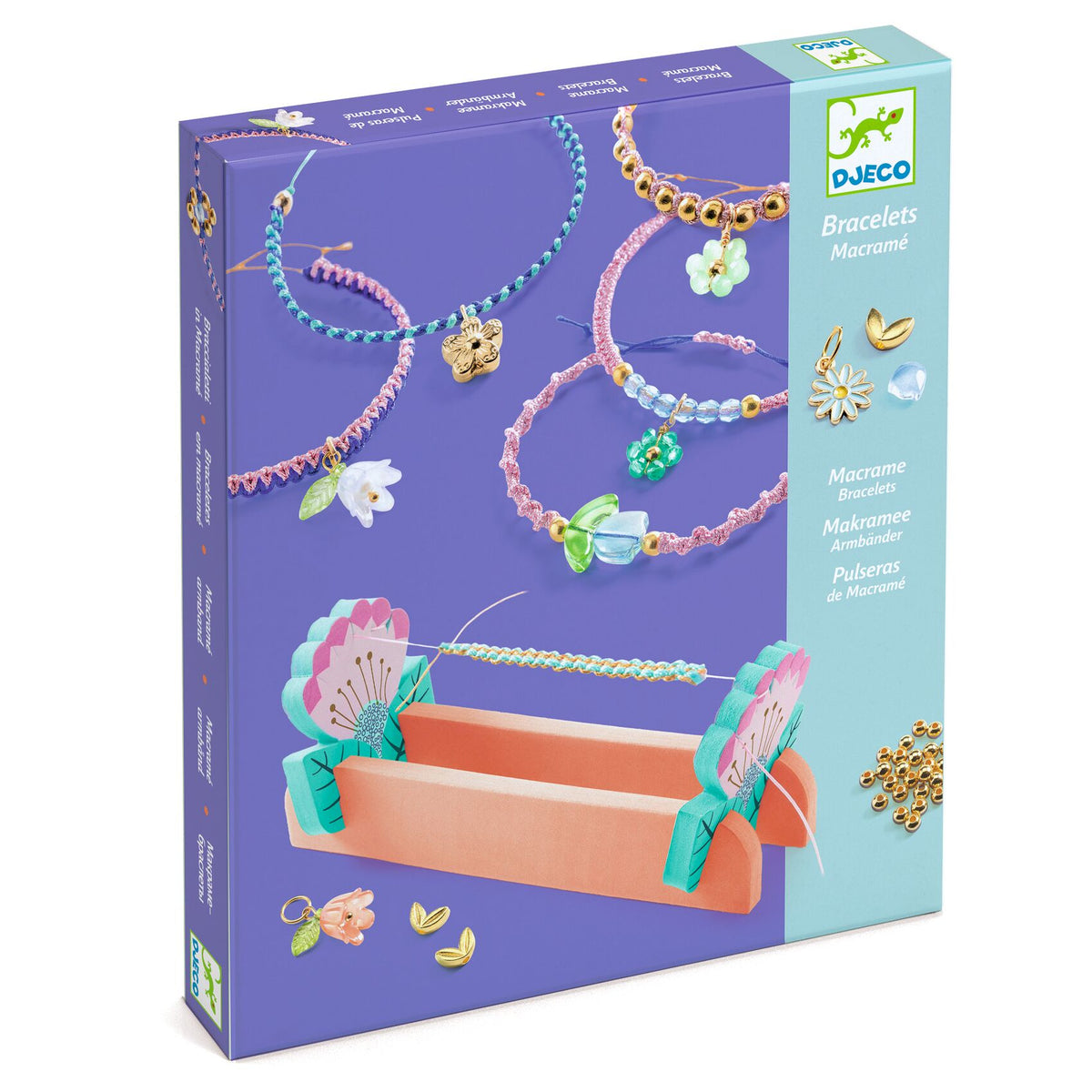 Djeco | Sieradenset Blue Macramé Bracelets - DJ00036