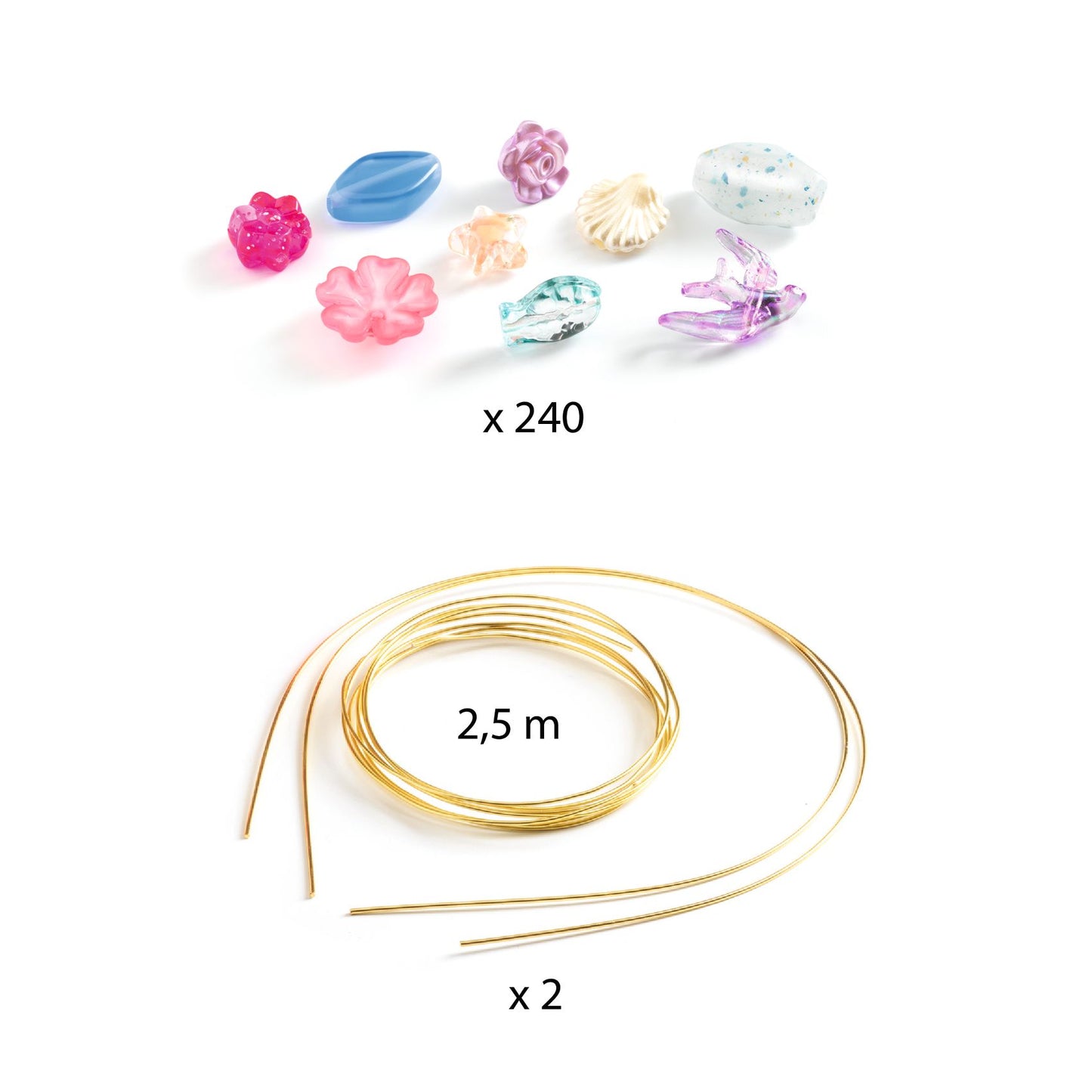 Djeco | Diadeem Tiara blauw - knutselset - DJ00038