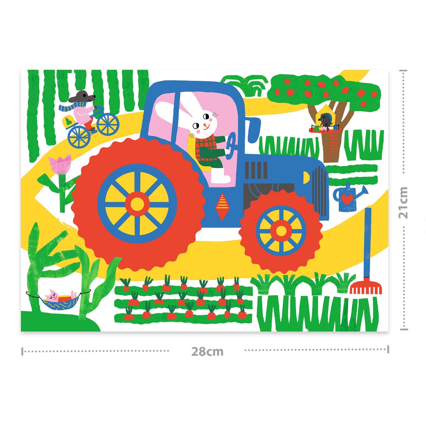 Djeco | Kraskaart - learning about vehicles - DJ00040