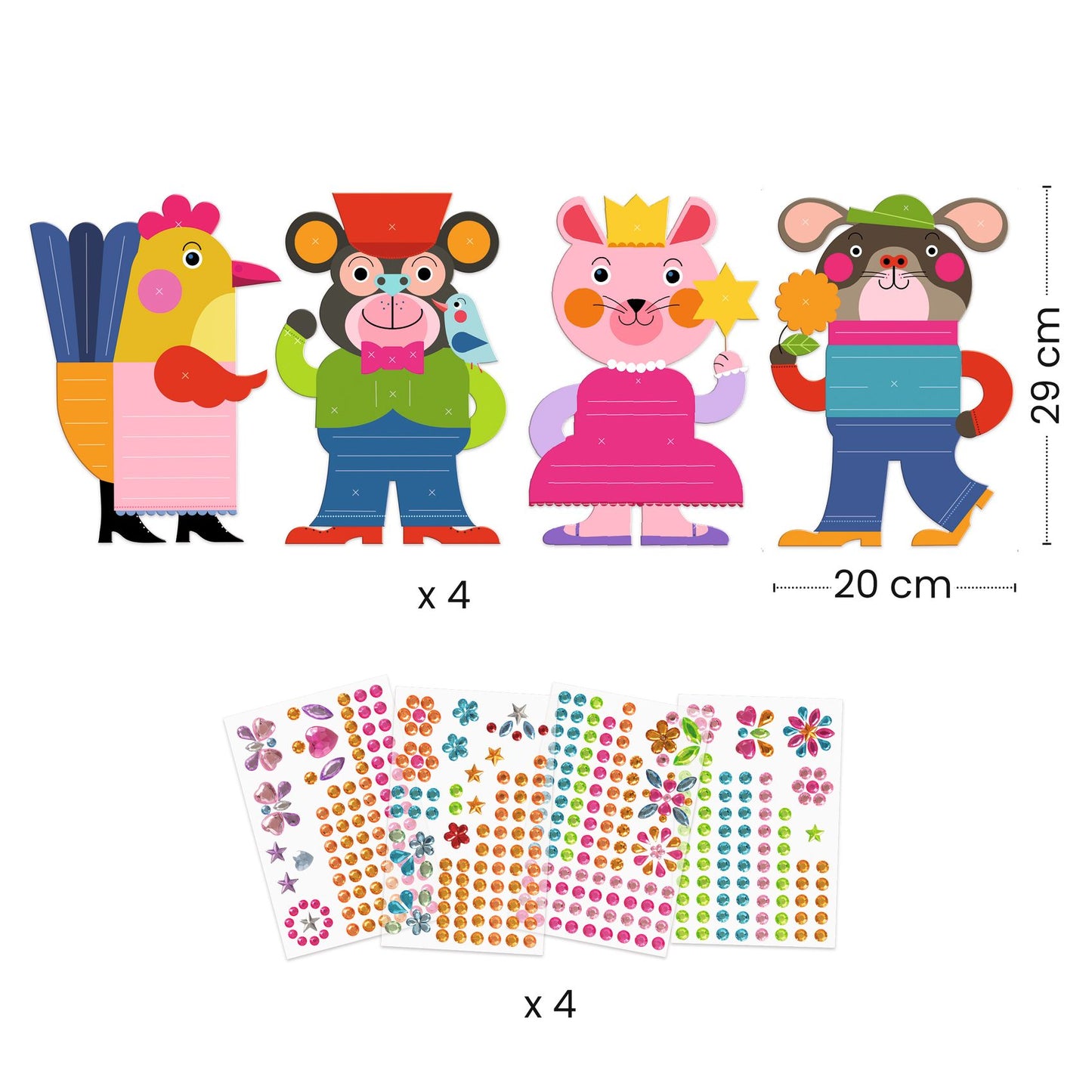 Djeco | Sparkles | stickers plakken - DJ00090