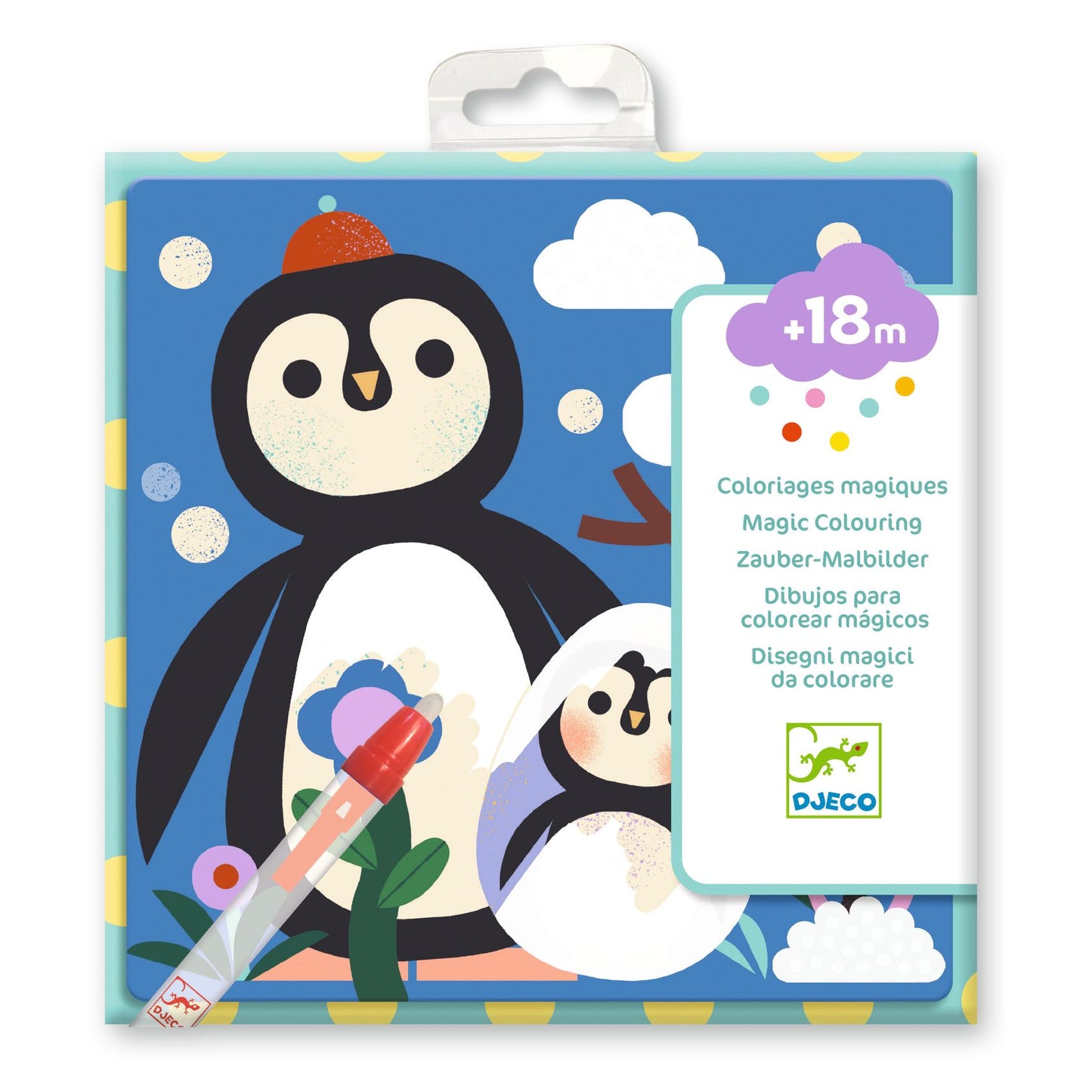 Djeco | Kiekeboe! Babydieren | kleuren met water - DJ00952