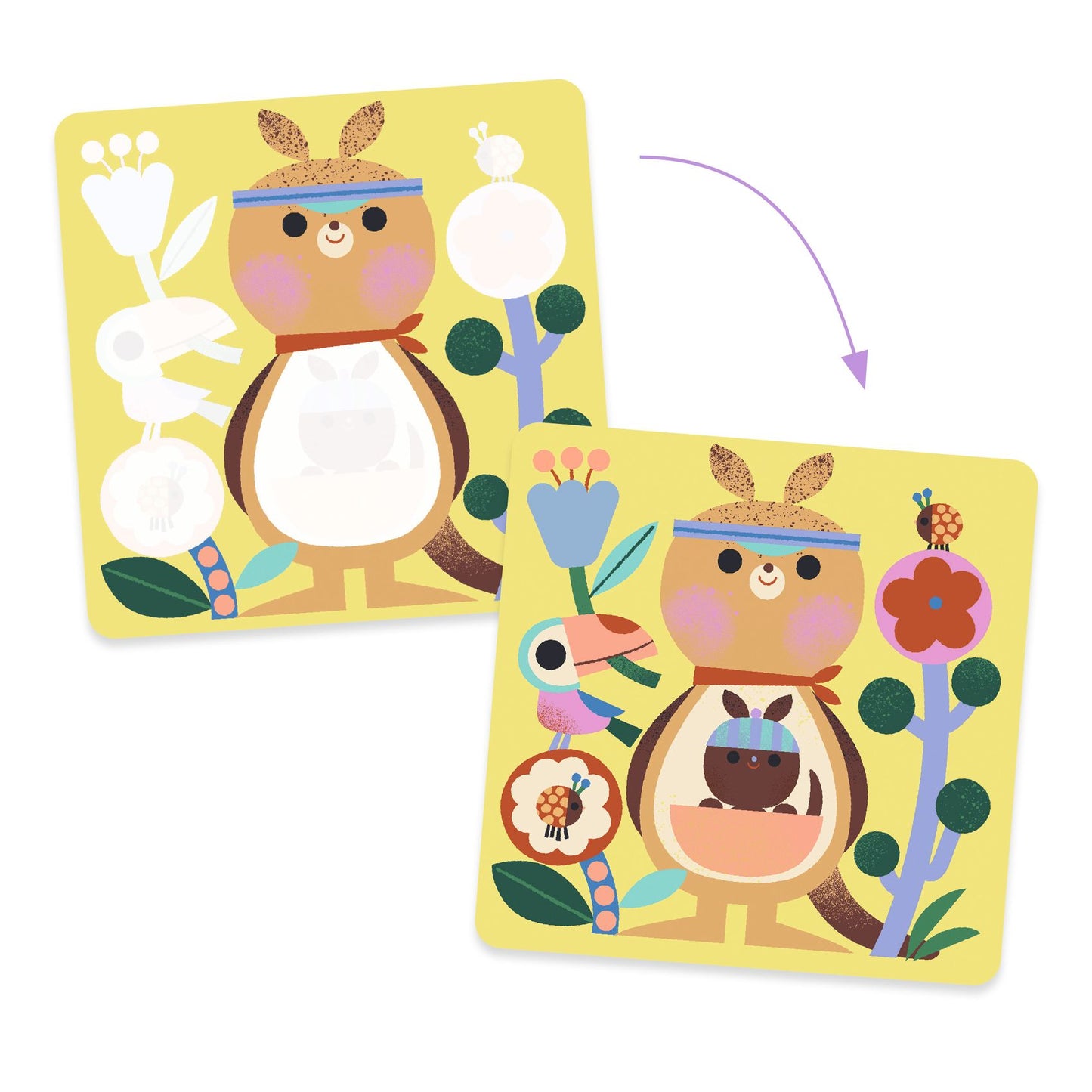 Djeco | Kiekeboe! Babydieren | kleuren met water - DJ00952