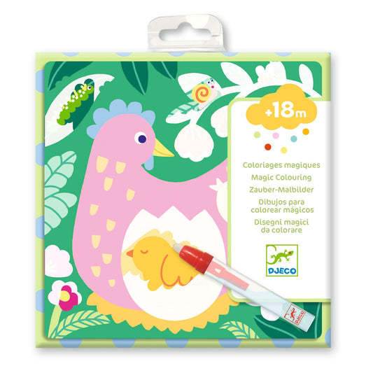Djeco | Magisch Kleuren Peekaboo! Garden Baby Animals - DJ00953