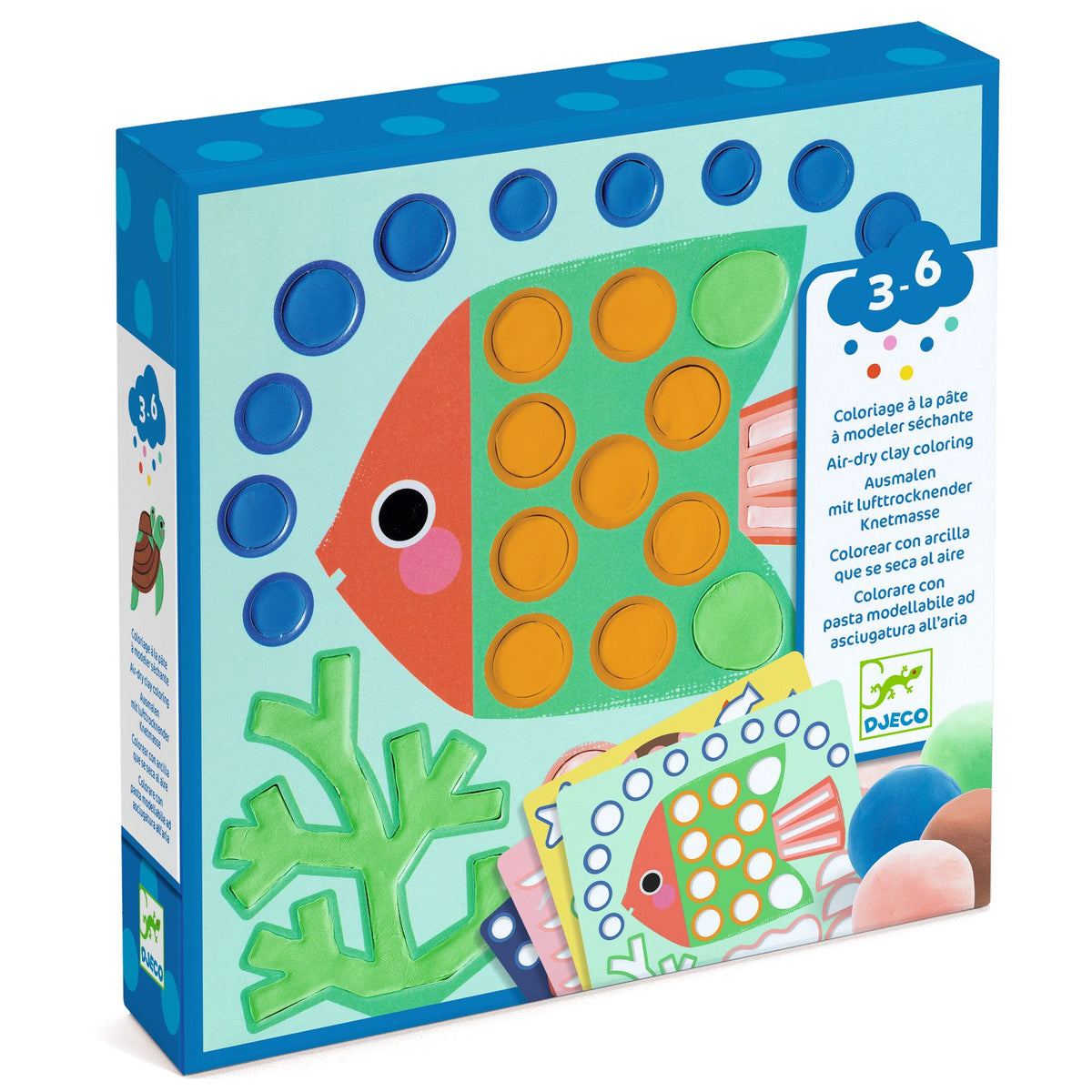 Djeco | Kleuren met Luchtdrogende Klei Cheeky Underwater - DJ00958