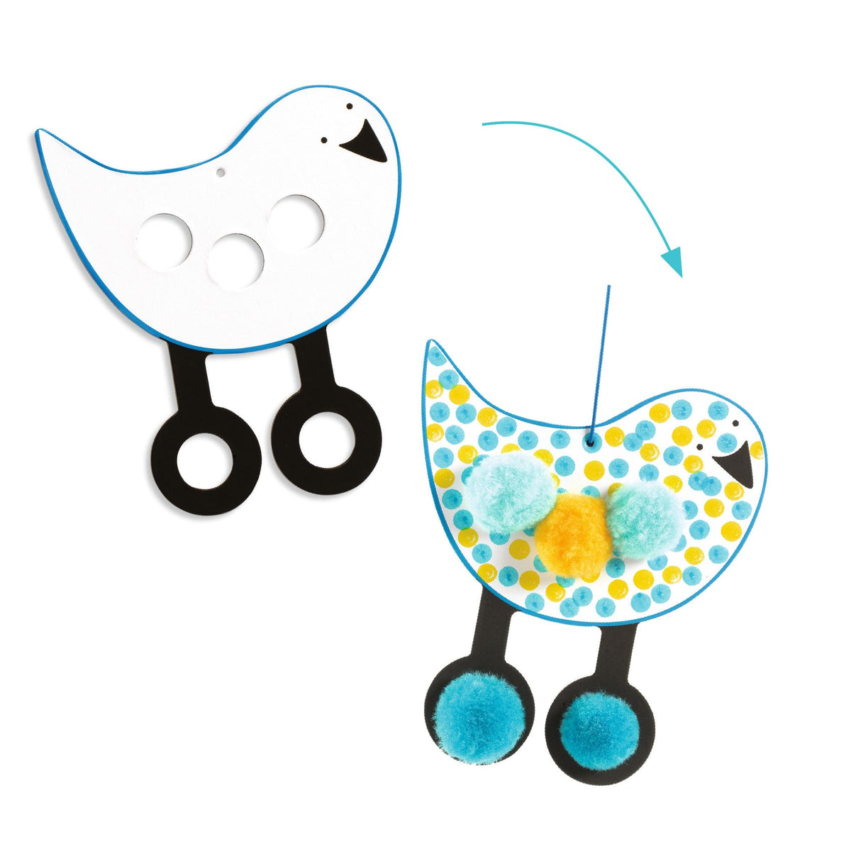 Djeco | Dots & Pompoms In the Sky - DJ00964