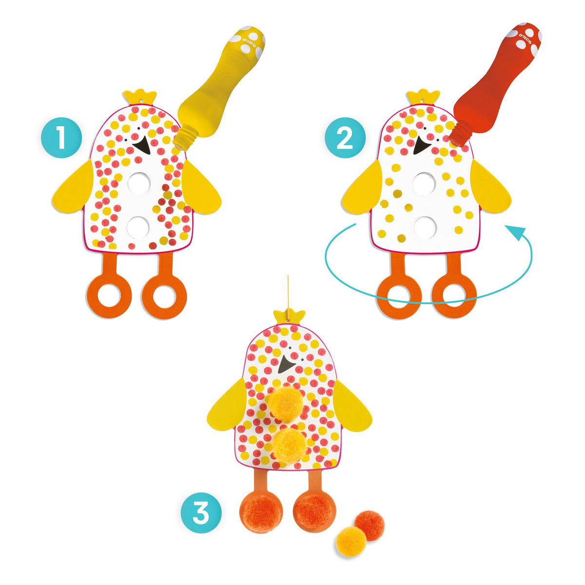 Djeco | Dots & Pompoms In the Sky - DJ00964