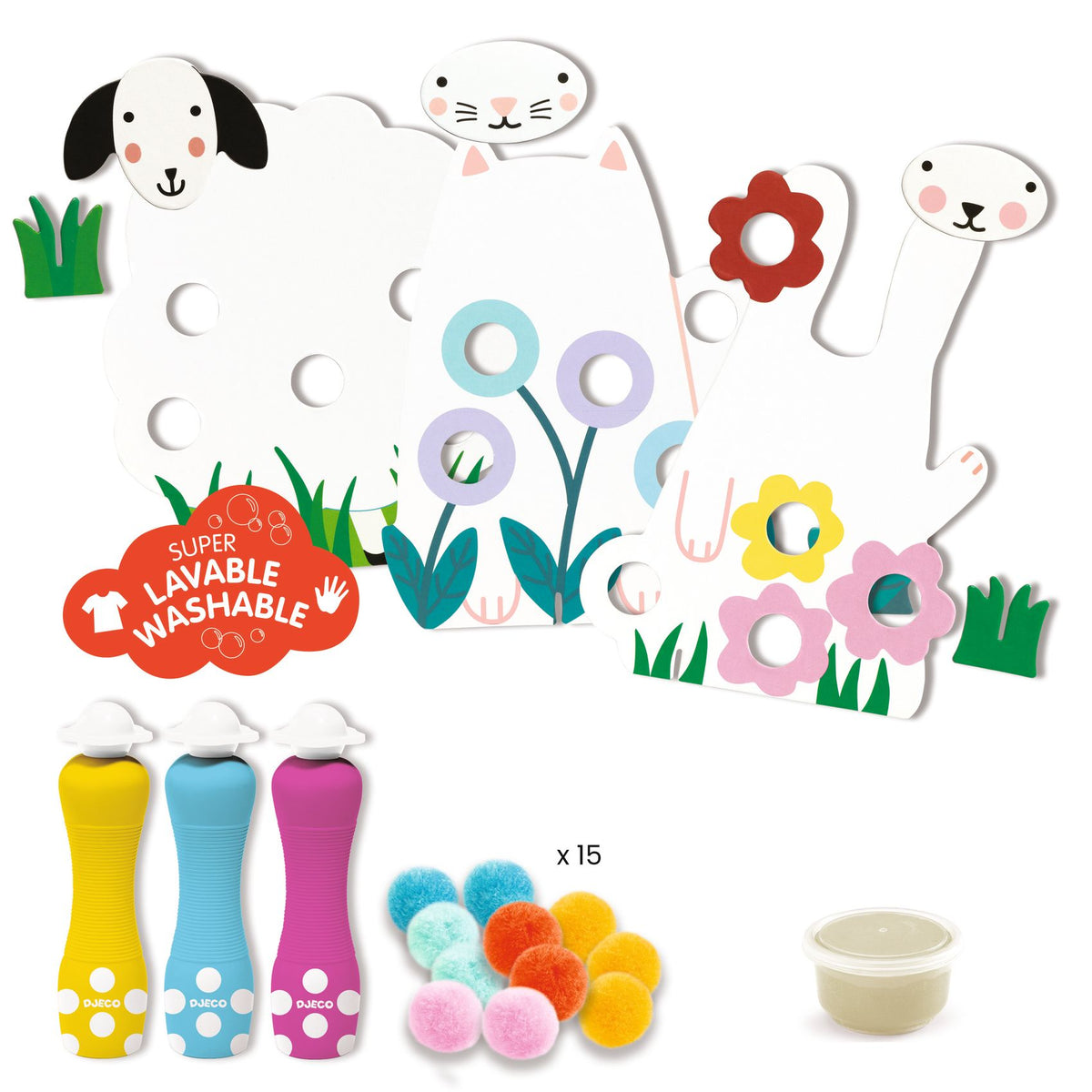 Djeco | Dots & Pompoms In the Grass - DJ00965