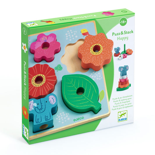 Djeco | puzzel puzz & stack happy