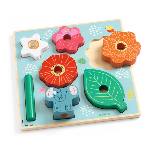 Djeco | puzzel puzz & stack happy