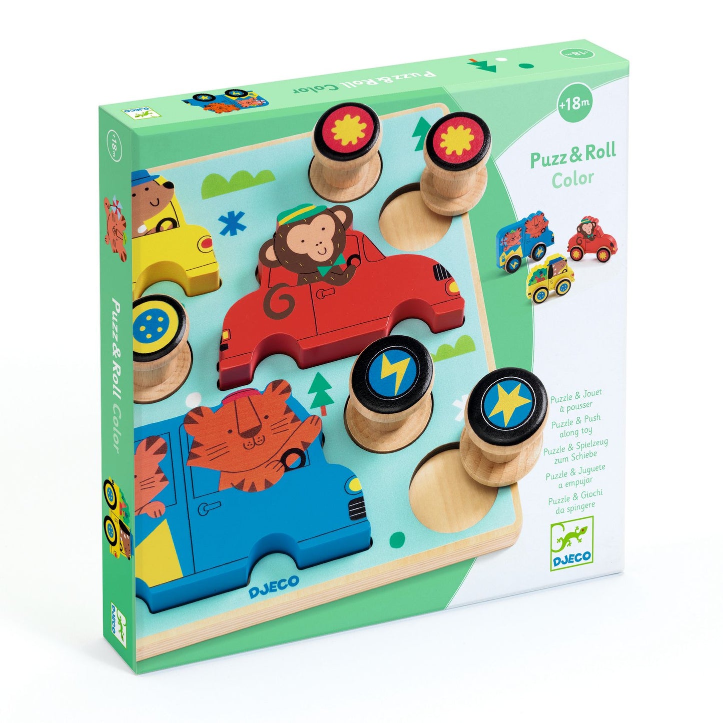 Djeco | puzzel puzz & roll color
