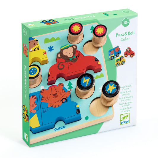 Djeco | puzzel puzz & roll color